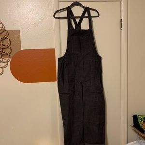 Aerie denim overalls